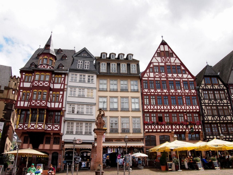 Platz im Zentrum von Frankfurt
