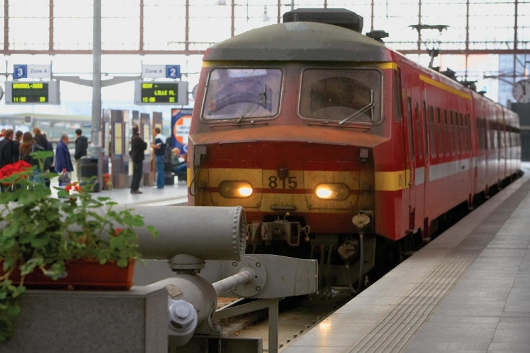 A Belgian regional train