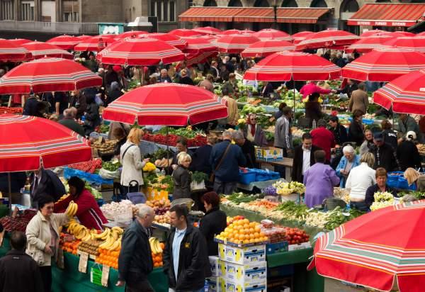 Marché Dolac, Zagreb