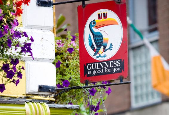     Guinness advertisements, Dublin  