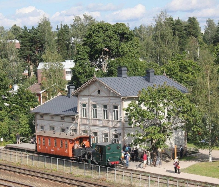 Locomotiva al museo ferroviario di Hyvinkää