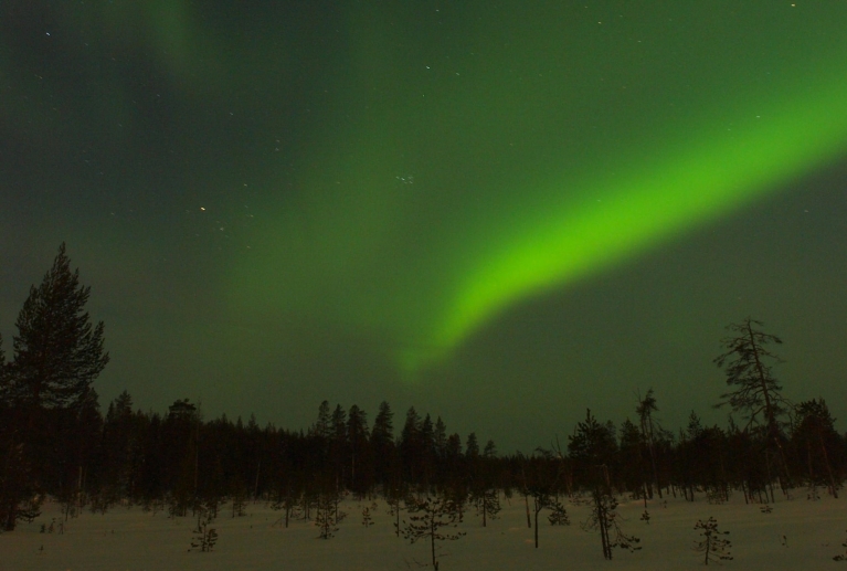 Northern lights, Finnish Lapland