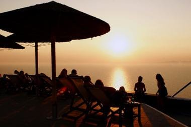     Party in Oia, Santorini  