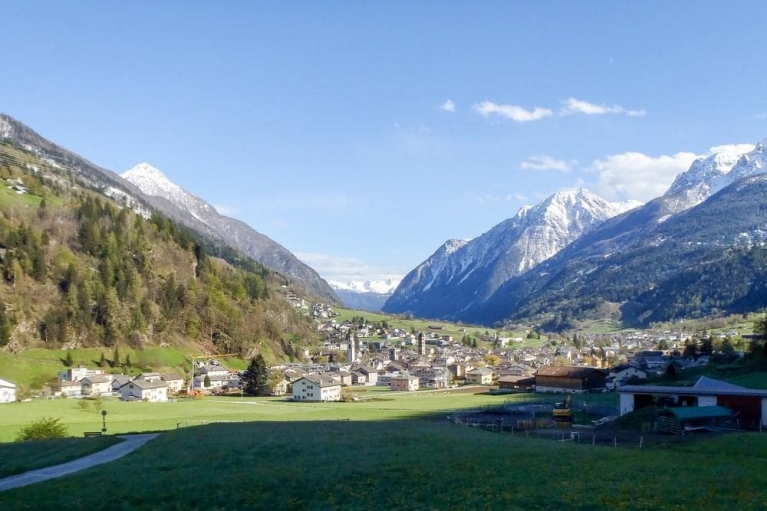Vue panoramique de Poschiavo