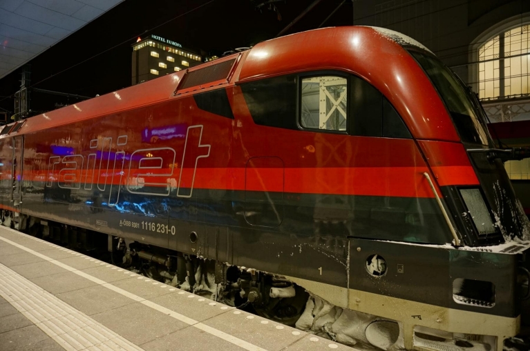 Railjet high-speed train