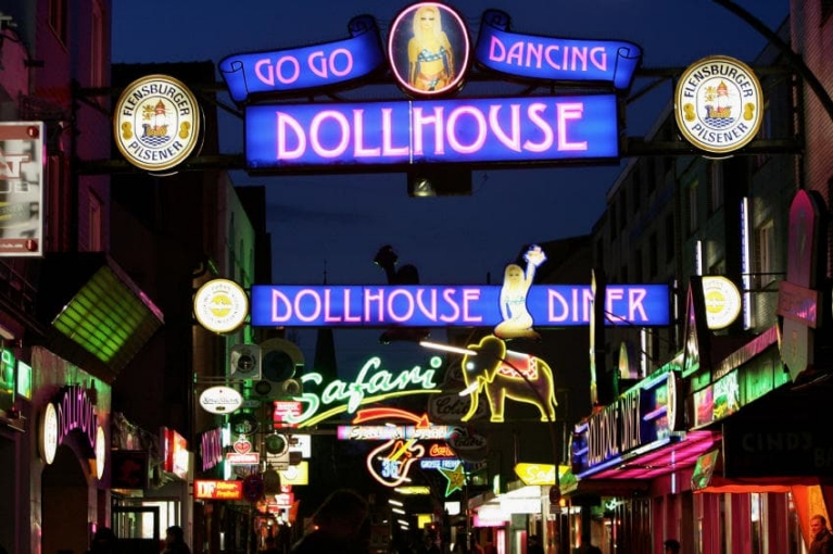 Rotlichtbezirk in Hamburg