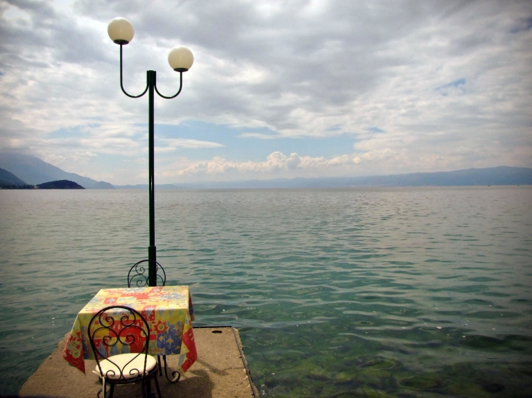 Restaurant at lake Matka
