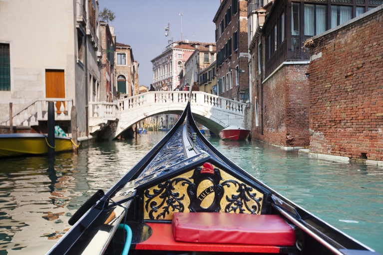     Venice seen from gondola  