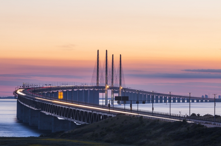 Malmo crossing bridge